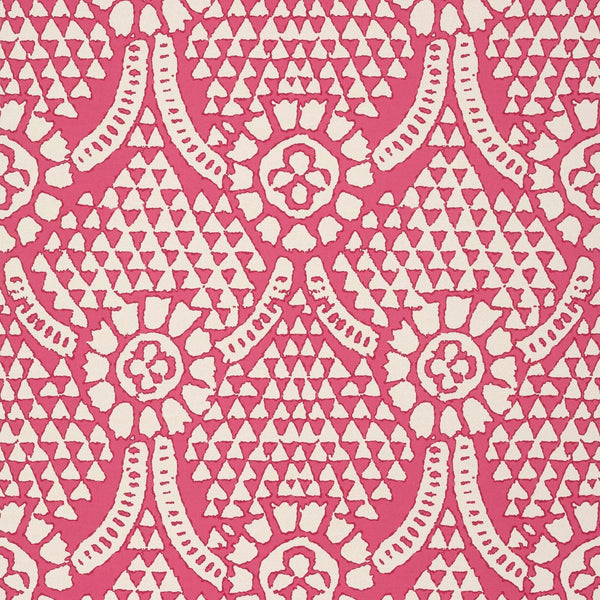 Chamomile-Behang-Tapete-Thibaut-Pink-Rol-T14316-Selected Wallpapers