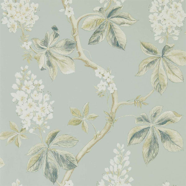 Chestnut Tree-behang-Tapete-Sanderson-Blue/Sage-Rol-215708-Selected Wallpapers