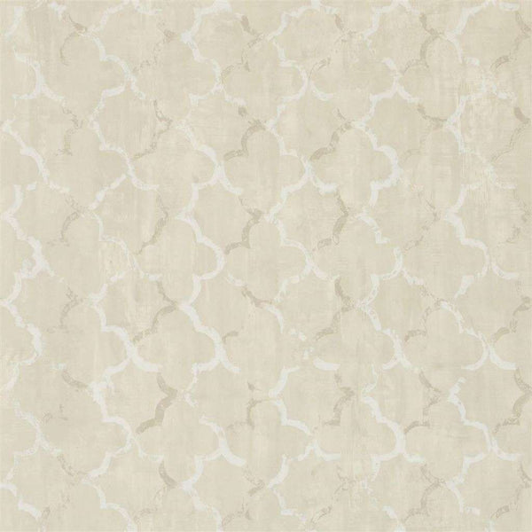 Chinese Trellis-behang-Tapete-Designers Guild-Linen-Rol-PDG650/07-Selected Wallpapers