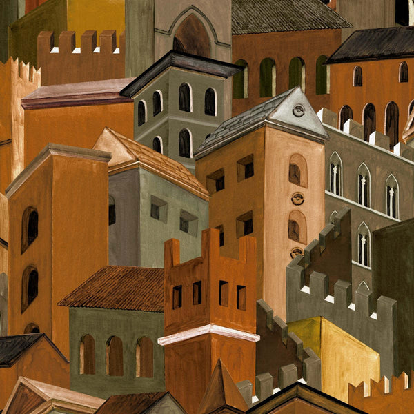 Citta di Castello-Behang-Tapete-Arte-Terracotta-Meter (M1)-97680-Selected Wallpapers