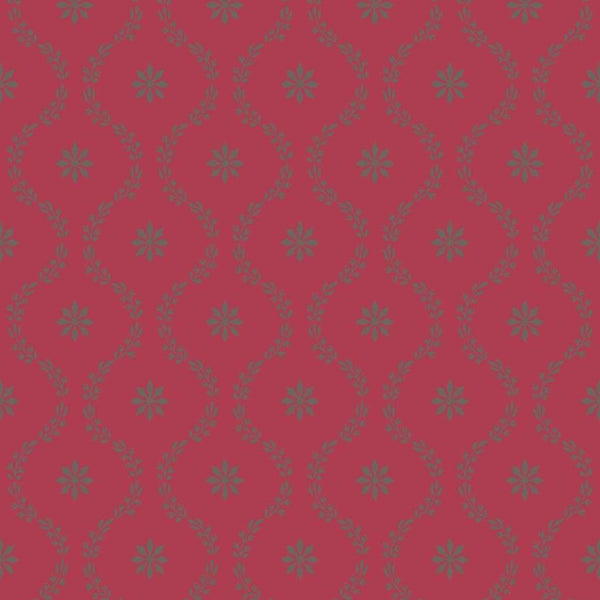 Clandon-behang-Tapete-Cole & Son-Pewter on Red-Rol-88/3015-Selected Wallpapers