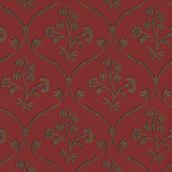 Cranford-behang-Tapete-Little Greene-Cherry Gold-Rol-0277CRGOLDZ-Selected Wallpapers