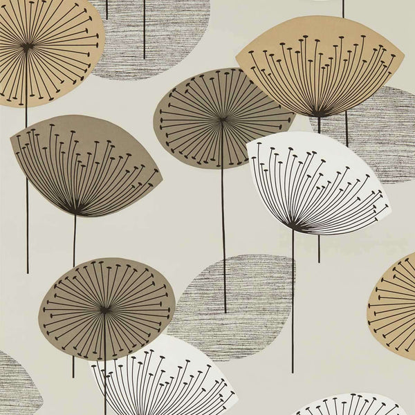 Dandelion Clocks-behang-Tapete-Sanderson-Metallic/Smoke-Rol-217031-Selected Wallpapers