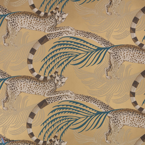 Delilah Wallcovering-Behang-Tapete-Romo-Vintage Gold-Rol-W450/06-Selected Wallpapers