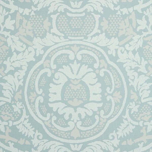 Earl Damask-Behang-Tapete-Thibaut-Robin's Egg-Rol-T10839-Selected Wallpapers