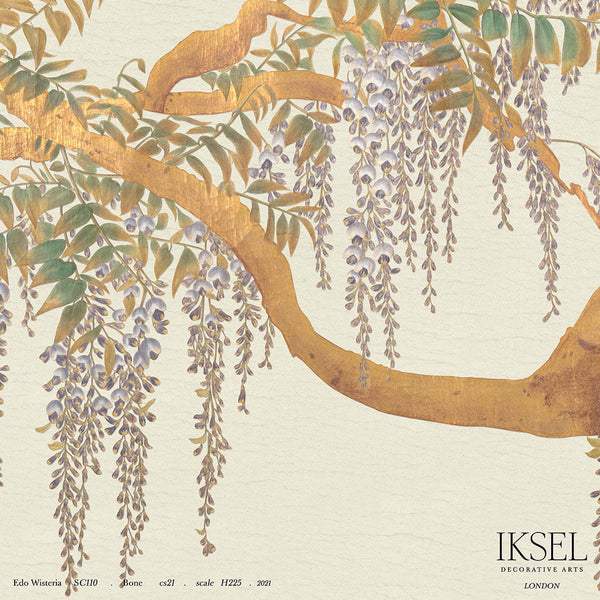 Edo Wisteria-behang-Iksel-Bone-225 cm-SC110_CS21-Selected Wallpapers