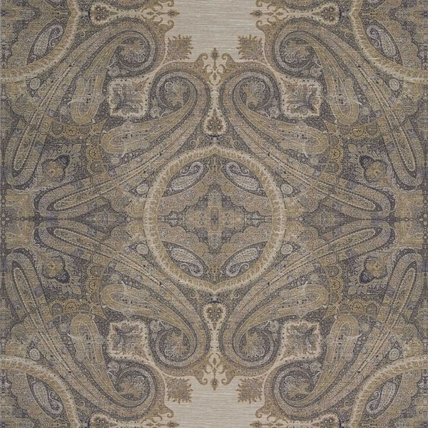 Elswick Paisley-Behang-Tapete-Zoffany-Blue Umber-Meter (M1)-312645-Selected Wallpapers