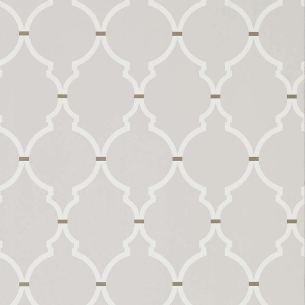 Empire Trellis-behang-Tapete-Sanderson-Silver-Rol-216335-Selected Wallpapers