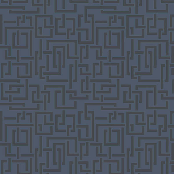 Enigma-Behang-Tapete-Farrow & Ball-Stiffkey Blue-Rol-BP5507-Selected Wallpapers