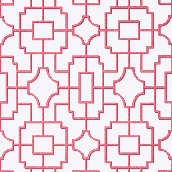 Fretwork-Behang-Tapete-Thibaut-Pink-Rol-T20872-Selected Wallpapers