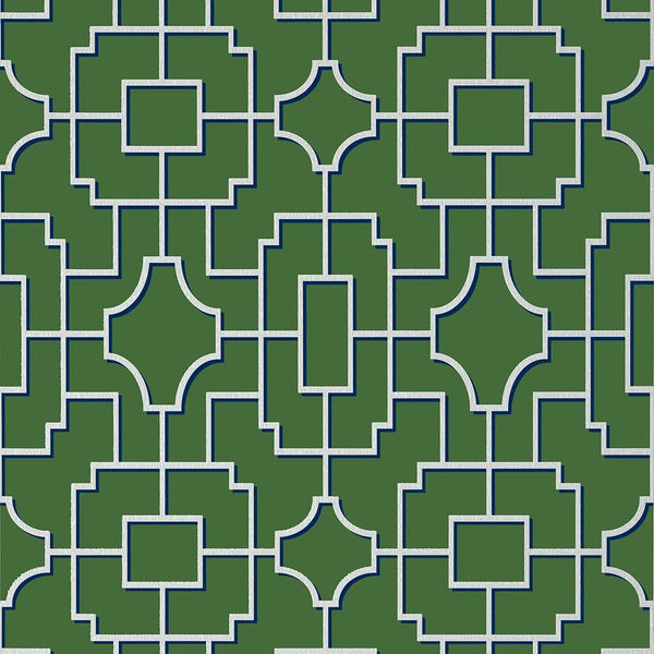 Fretwork-Behang-Tapete-Thibaut-Emerald-Rol-T20874-Selected Wallpapers