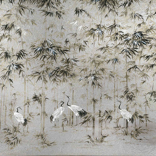 Garzas Metallics-Behang-Tapete-Coordonne-Silver-Metallics-9600011-Selected Wallpapers