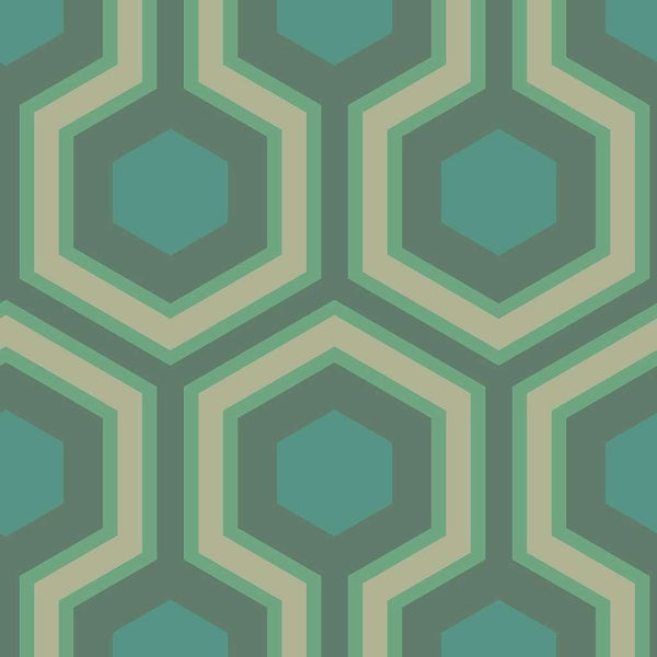 Hicks' Grand-behang-Tapete-Cole & Son-Teal-Rol-95/6034-Selected Wallpapers