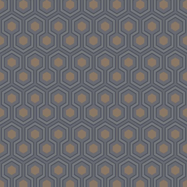 Hicks' Hexagon-behang-Tapete-Cole & Son-Soot-Rol-95/3015-Selected Wallpapers