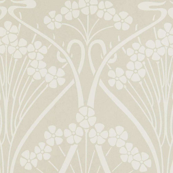 Ianthe Mono-Behang-Tapete-Liberty-Pewter White-Rol-07241002K-Selected Wallpapers