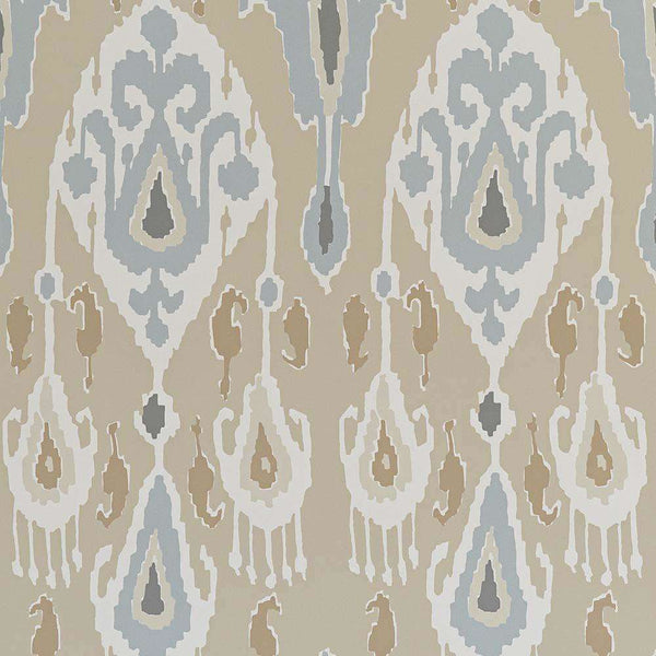 Ikat Bokhara-behang-Tapete-GP&J Baker-Sand-Rol-BW45090.5-Selected Wallpapers