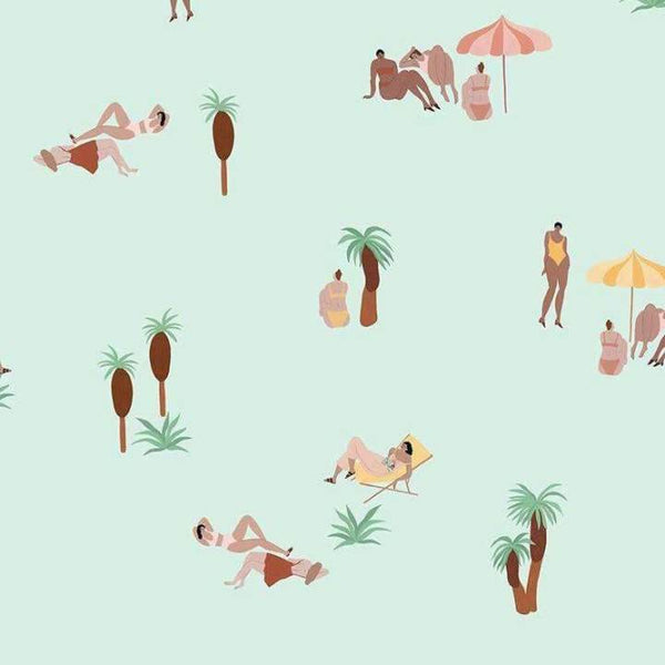 Isabelle Feliu - One day at the Beach-Behang-Tapete-Coordonne-Ocean-Rol-8000041N-Selected Wallpapers