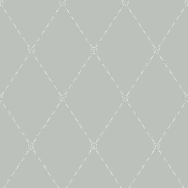 Large Georgian Rope Trellis-Behang-Tapete-Cole & Son-Grey-Rol-100/13062-Selected Wallpapers