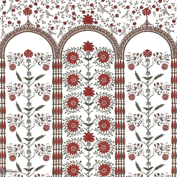 Les Arcades Albertine-behang-Tapete-Braquenie-Rouge-Paneel-BP348001-Selected Wallpapers