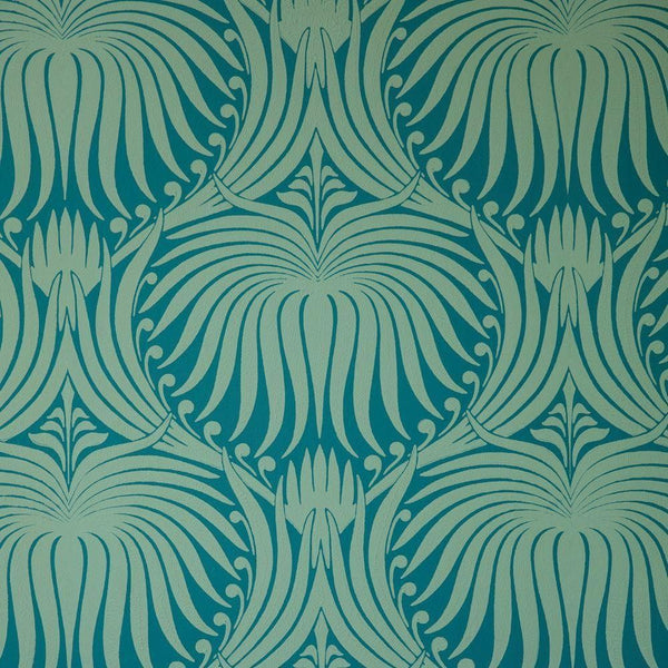 Lotus-Behang-Tapete-Farrow & Ball-Green-Rol-BP2064-Selected Wallpapers