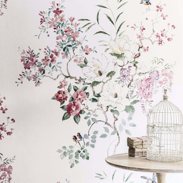 Magnolia & Blossom-behang-Tapete-Sanderson-Selected Wallpapers