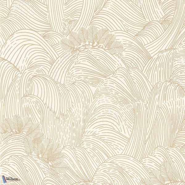 Maree Haute-Behang-Tapete-Casamance-Blanc/Dore-Rol-75901936-Selected Wallpapers