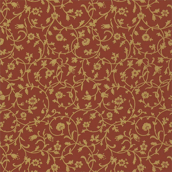 Medway-behang-Tapete-Morris & Co-Terracotta-Rol-210451-Selected Wallpapers