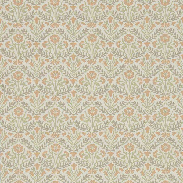 Morris Bellflowers-behang-Tapete-Morris & Co-Saffron/Olive-Rol-216438-Selected Wallpapers