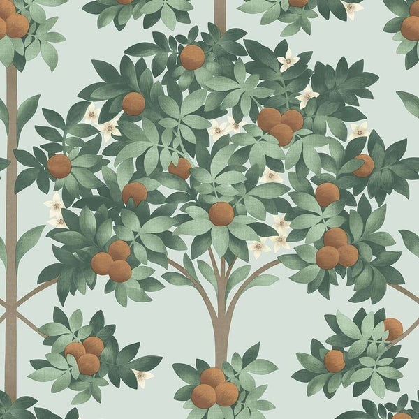 Orange Blossom-behang-Tapete-Cole & Son-Seafoam-Rol-117/1004-Selected Wallpapers