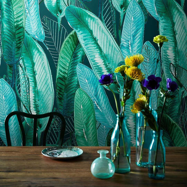 Platano-behang-Tapete-Inkiostro Bianco-Green-Vinyl 68 cm-INKJBLA1801-Selected Wallpapers