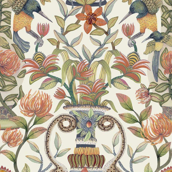 Protea Garden Silk-Behang-Tapete-Cole & Son-White-Rol-119/10045-Selected Wallpapers