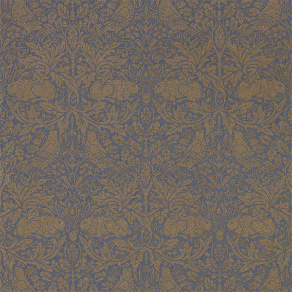 Pure Brer Rabbit-behang-Tapete-Morris & Co-Ink/Gold-Rol-216530-Selected Wallpapers