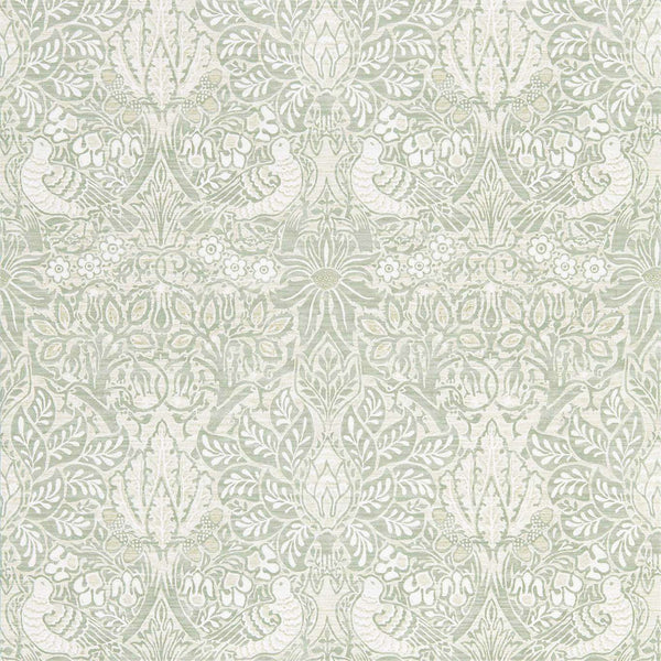 Pure Dove & Rose-behang-Tapete-Morris & Co-Grey Blue-Rol-216522-Selected Wallpapers