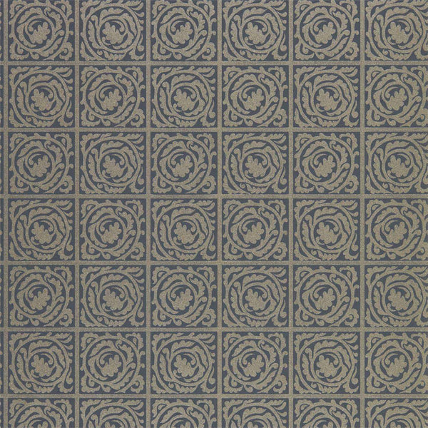 Pure Scroll-behang-Tapete-Morris & Co-Black Ink-Rol-216547-Selected Wallpapers