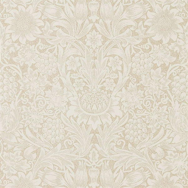 Pure Sunflower-behang-Tapete-Morris & Co-Parchement/Gold-Rol-216047-Selected Wallpapers