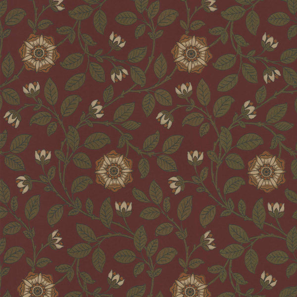 Richmond Green-behang-Tapete-Little Greene-Revival Red-Rol-0251RGREVIR-Selected Wallpapers