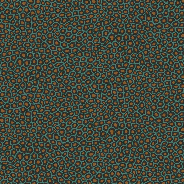 Senzo Spot-Behang-Tapete-Cole & Son-Metallic Gold & Teal-Rol-109/6033-Selected Wallpapers