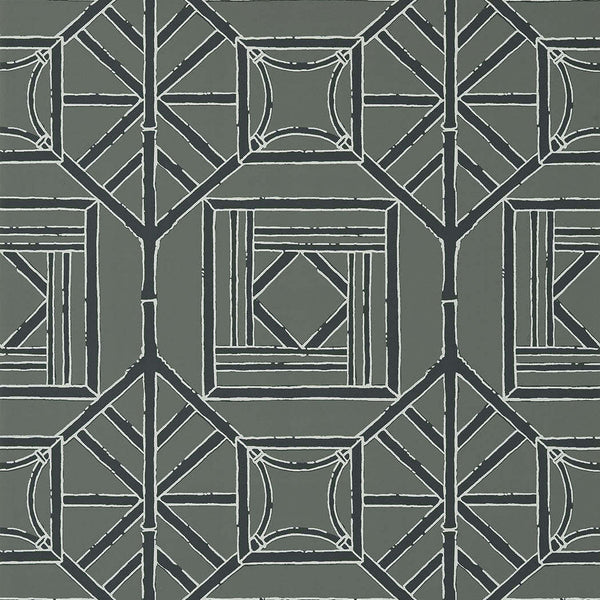 Shoji Panel-Behang-Tapete-Thibaut-Grey-Rol-T75520-Selected Wallpapers