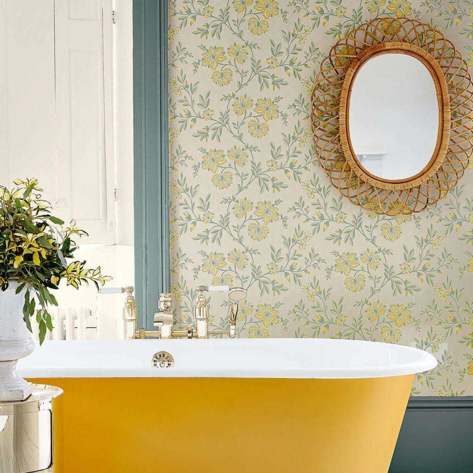 Stitch wallpaper Little Greene | wallpaper Stitch 0247STBERRY ...