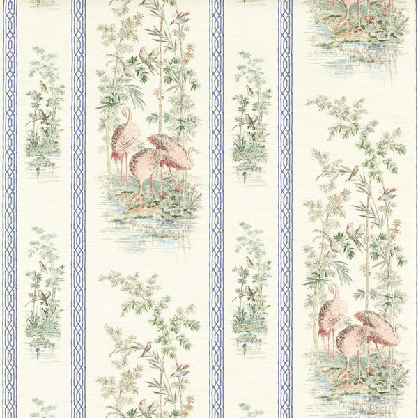 Storks & Thrushes-Behang-Tapete-Zoffany-Tuscan Pink-Meter (M1)-313032-Selected Wallpapers