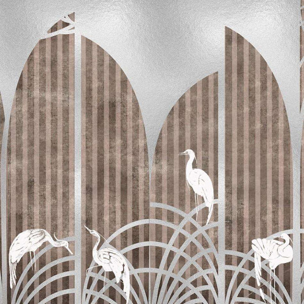 Tassel Metallics-Behang-Tapete-Coordonne-Silver-Metallics-9600051-Selected Wallpapers