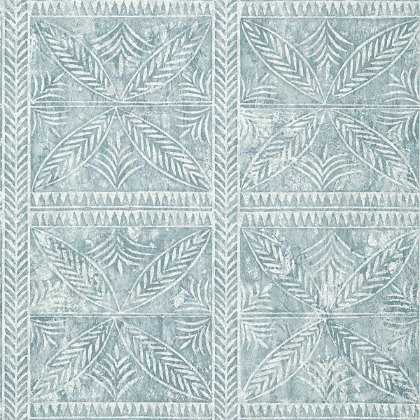 Timbuktu-Behang-Tapete-Thibaut-Slate Blue-Rol-T10254-Selected Wallpapers