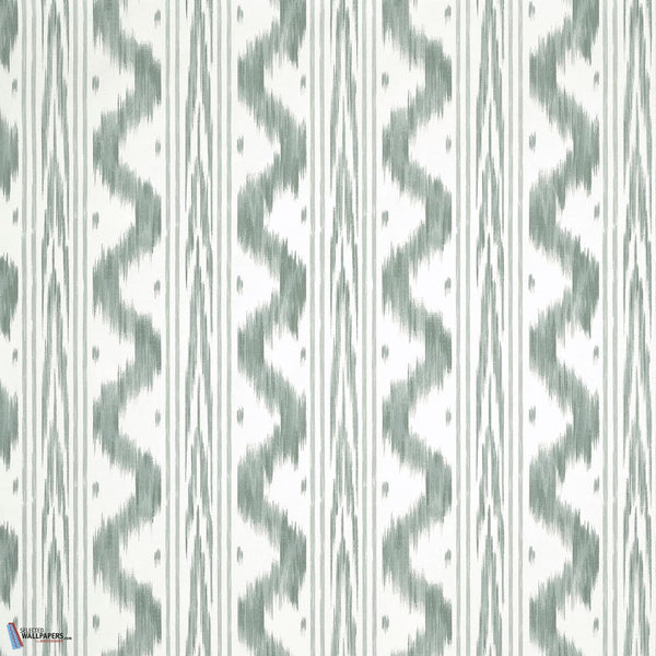 Toile de Nantes Intisse-Behang-Tapete-Pierre Frey-Celadon-Rol-FP946005-Selected Wallpapers