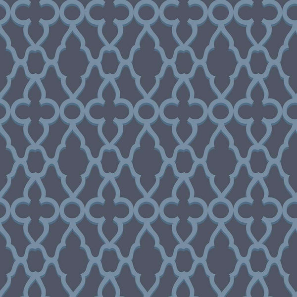 Treillage-behang-Tapete-Cole & Son-Cerulean Blue-Rol-116/6024-Selected Wallpapers