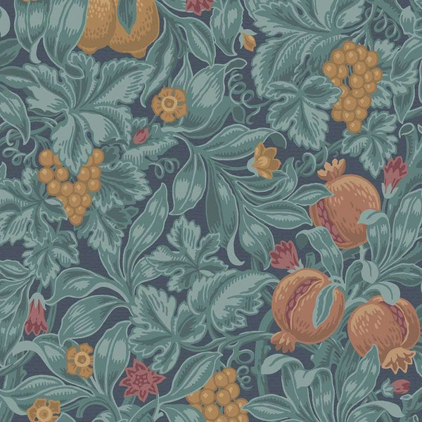 Vines of Pomona-behang-Tapete-Cole & Son-Burnt Orange & Teal-Rol-116/2005-Selected Wallpapers