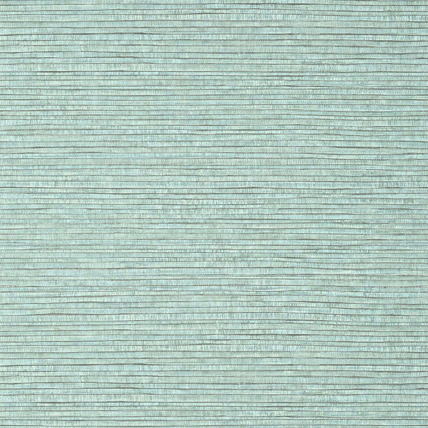 Woody Grass-Behang-Tapete-Thibaut-Aqua and Grey-Rol-T351-Selected Wallpapers