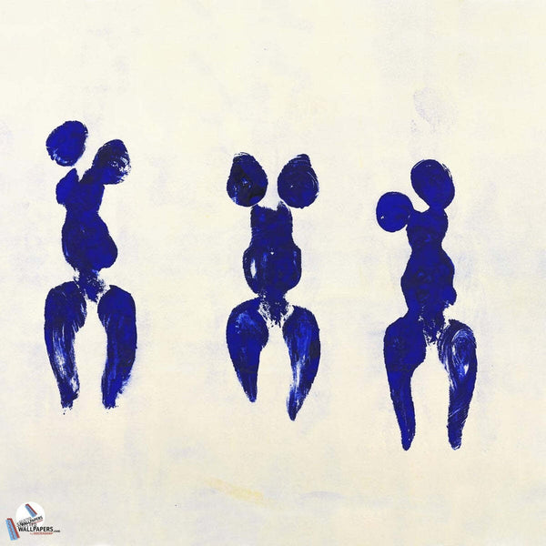 Yves Klein ant 82-Behang-Tapete-Pierre Frey-Bleu Outremer-Set-FP901001-Selected Wallpapers